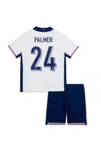 England Cole Palmer #24 Babyklær Hjemme Fotballdrakt til barn EM 2024 Korte ermer (+ Korte bukser)